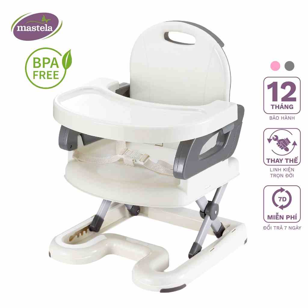 Ghế ngồi ăn dặm cho bé nâng hạ độ cao Mastela 07110 / 07112 hàng chính hãng 4babies