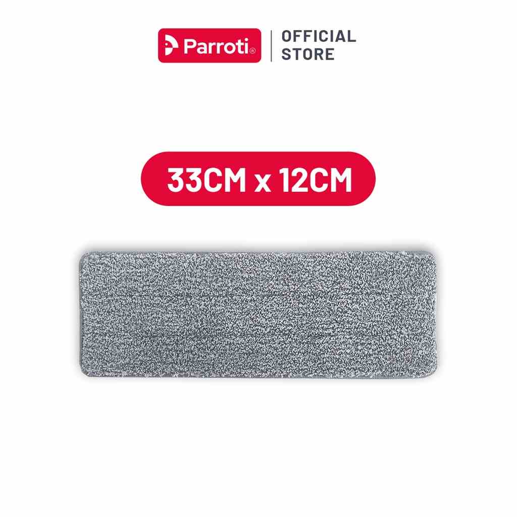 Combo 2 Miếng lau nhà 33x12cm, dùng cho bộ lau nhà Parroti Pro PR01