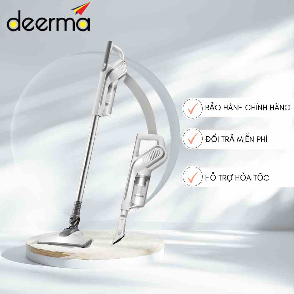 Máy Hút Bụi DEERMA DX118C/DX115C/SV11 Máy Hút Bụi Cầm Tay Gia đình Kèm 2 Đầu Hút