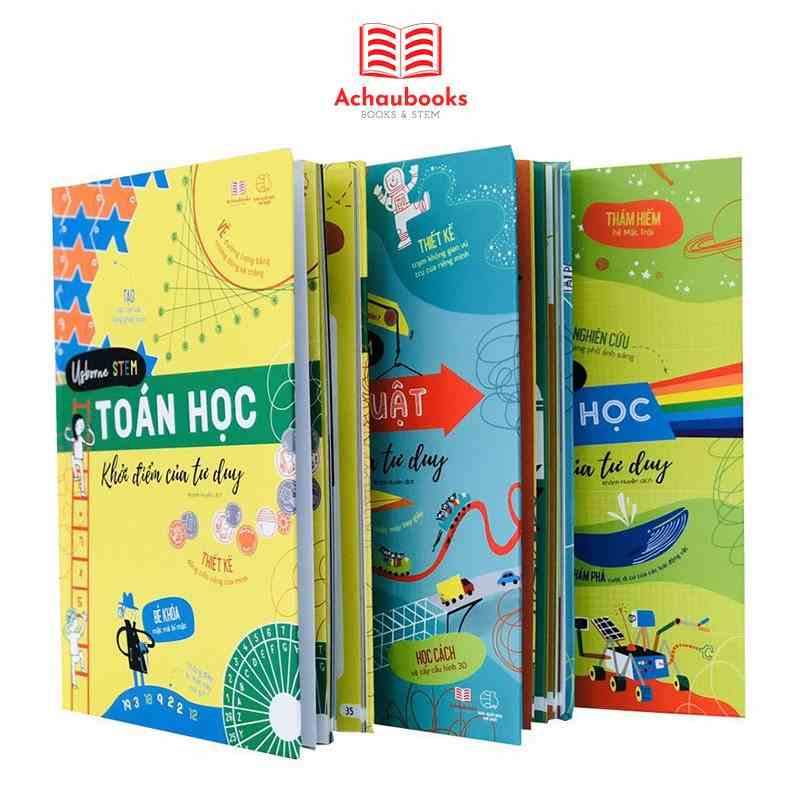 Sách 3 cuốn Khởi Điểm Tư Duy Toán,Khoa học,Kỹ thuật - Á Châu Books