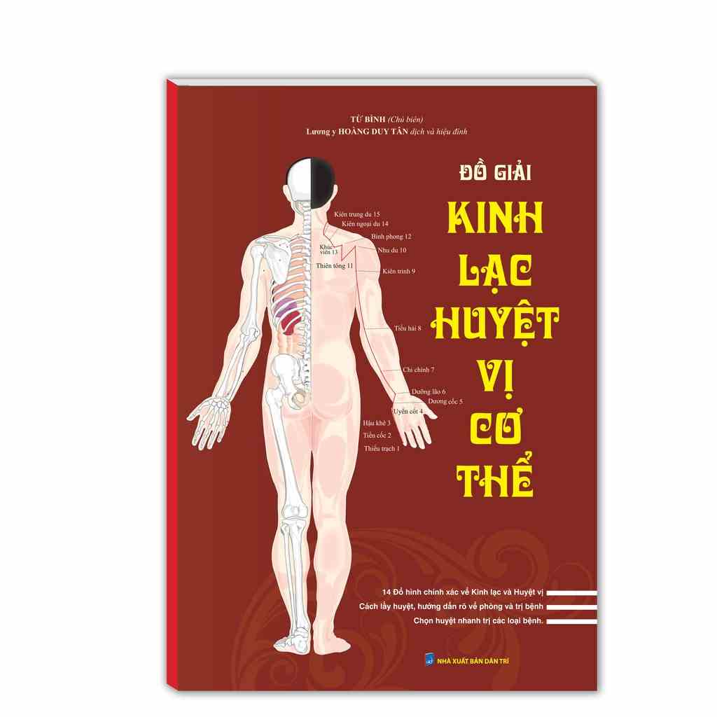 Sách - Đồ giải kinh lạc huyệt vị cơ thể (bìa mềm)