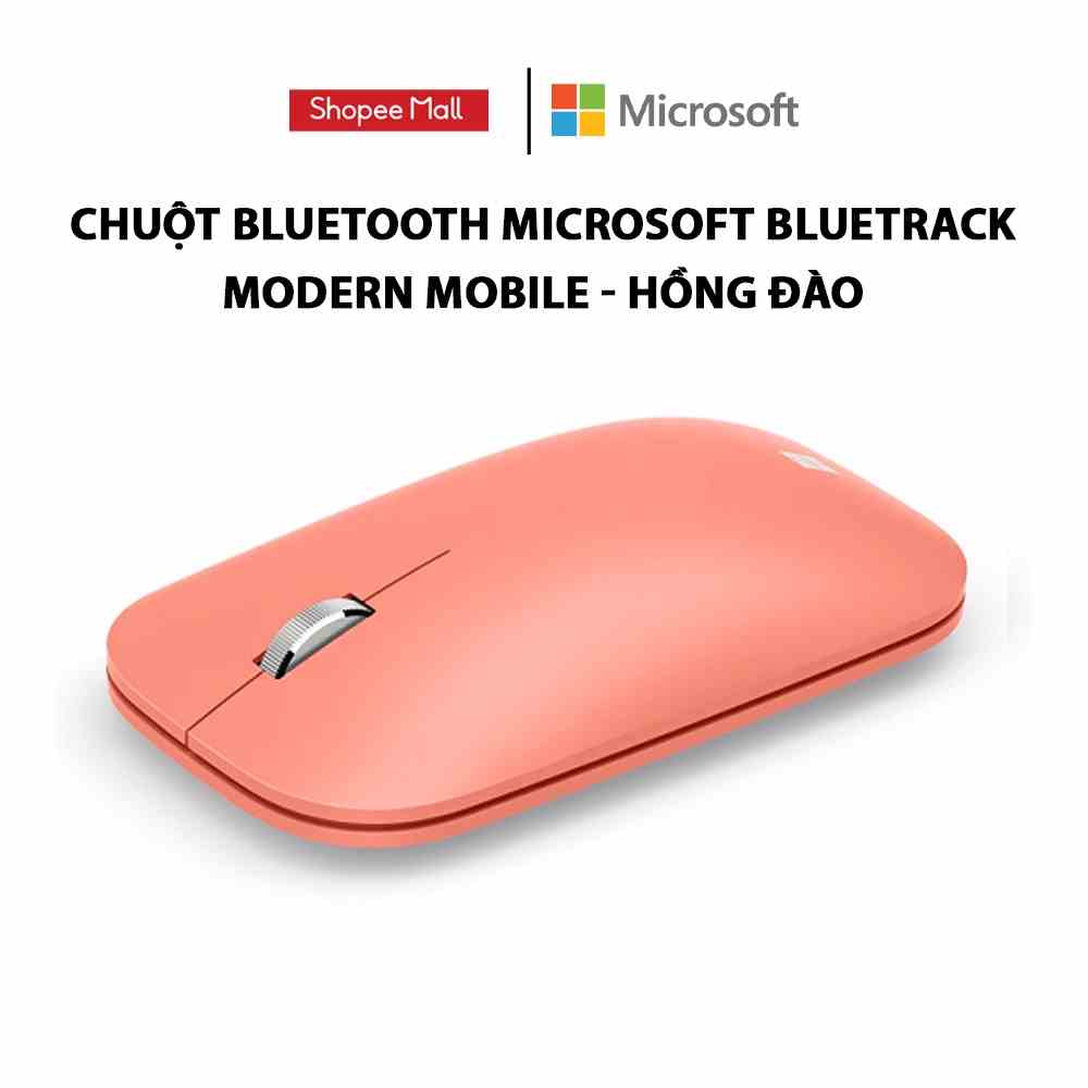 [Mã ELCL7 giảm 7% đơn 300K] Chuột Bluetooth Microsoft BlueTrack Modern Mobile - Hổng đào