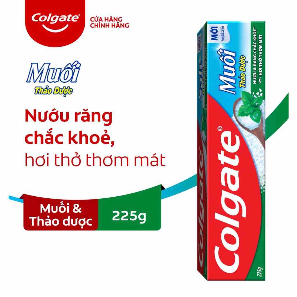 Kem đánh răng Colgate bảo vệ nướu Muối Thảo Dược Herbal Salt 225g