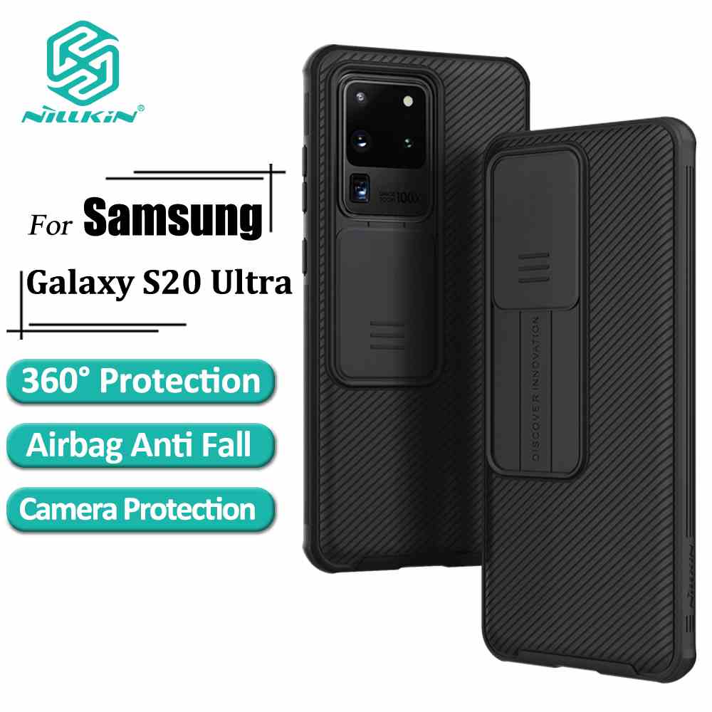 Ốp điện thoại Nillkin CamShield Pro PC cứng nắp trượt bảo vệ camera cho Samsung Galaxy S20 Ultra