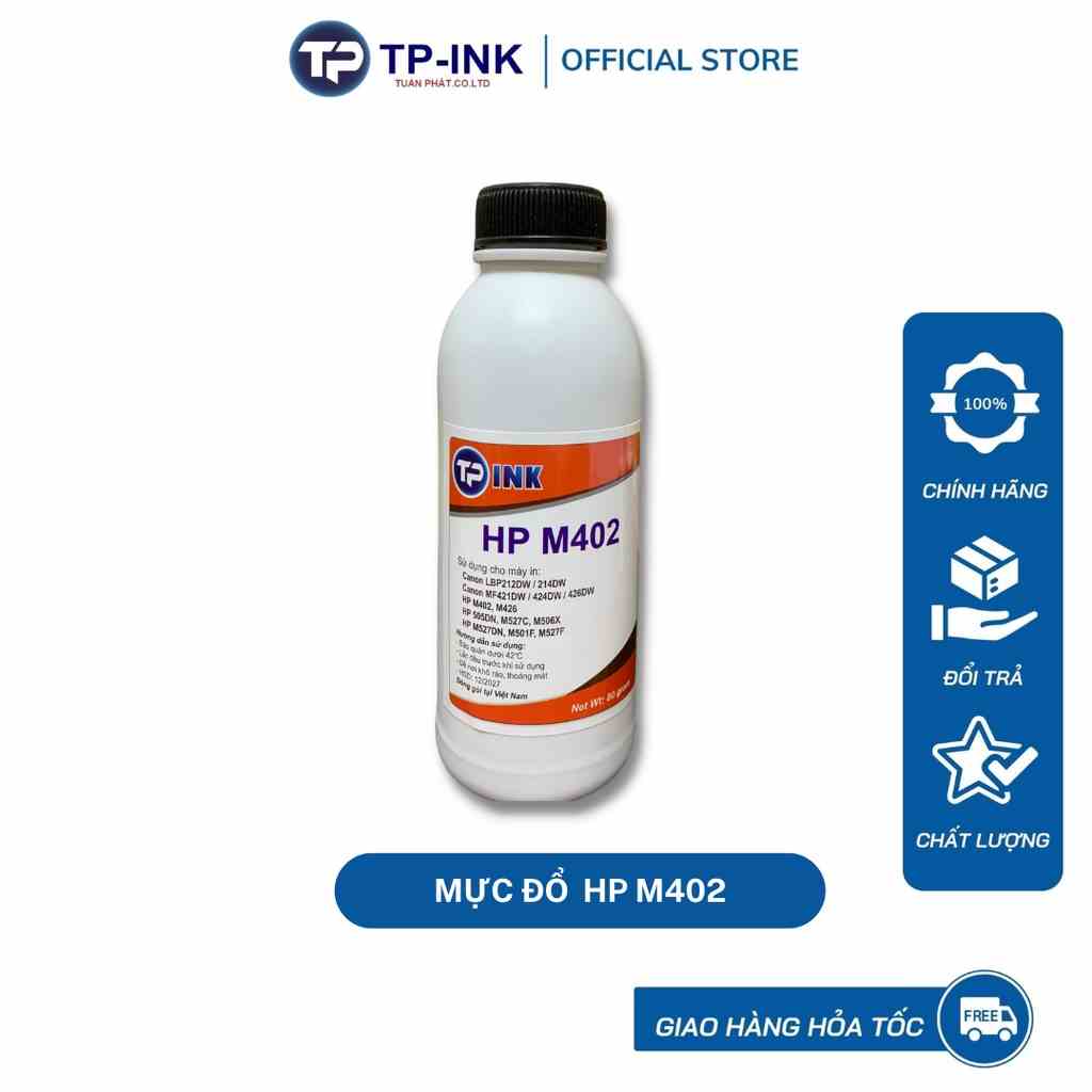 Mực đổ M402 thương hiệu TP ink dùng cho máy in Canon 6000,6030,3050, HP 1102,M402