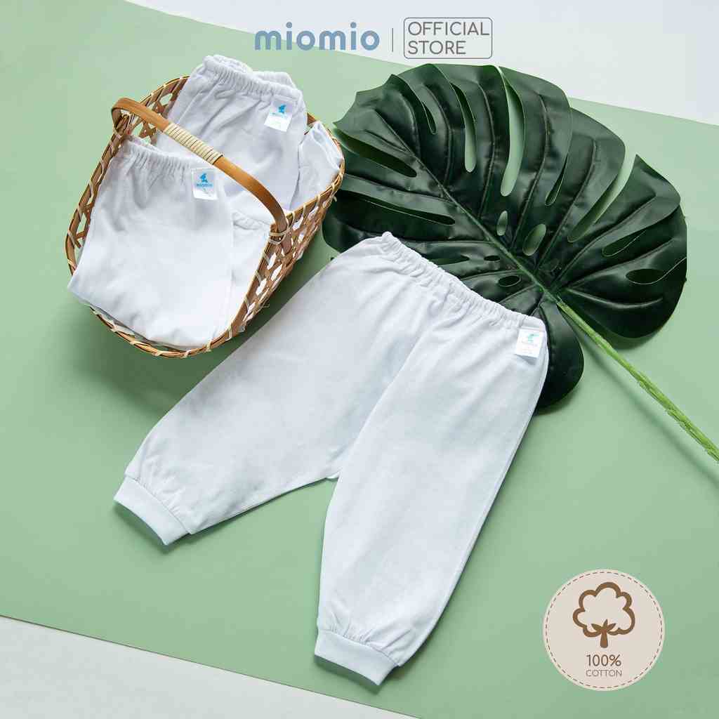 Set 3 Quần Dài Rã Đáy Trắng-Miomio