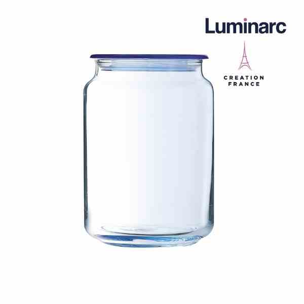 [Mã BMLTA35 giảm đến 35K đơn 99K] Bộ 3 Hũ Thuỷ Tinh Luminarc Rondo Blue 1L- LUHUL0364