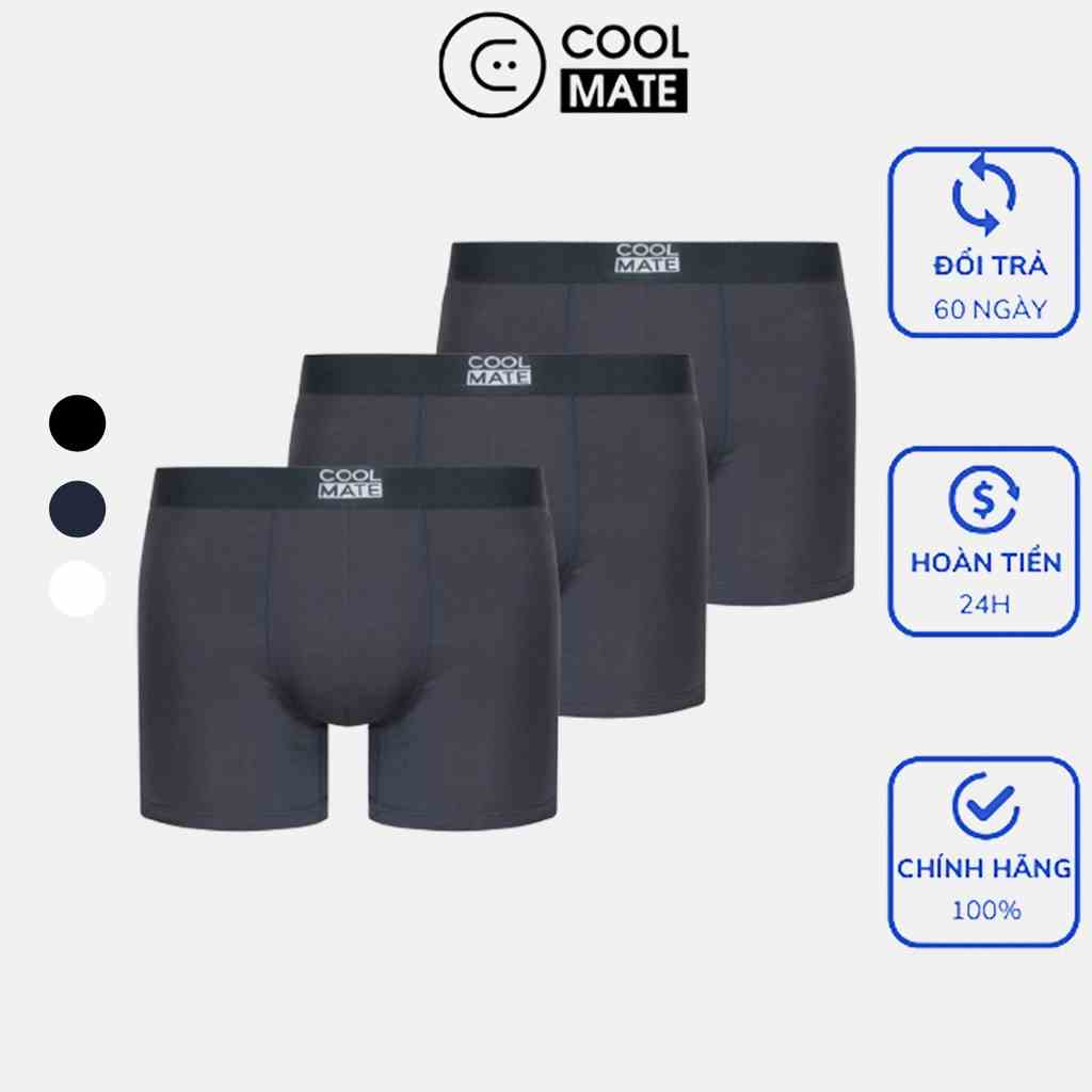 Combo 3 quần lót nam Brief Boxer Bamboo kháng khuẩn Coolmate