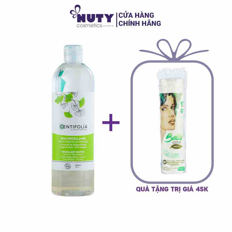 Nước Tẩy Trang Centifolia Micellar Water (500ml)