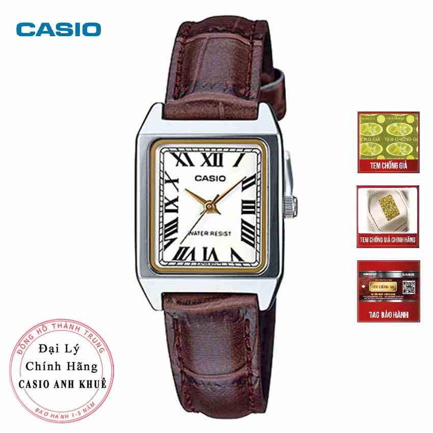 Đồng hồ nữ Casio LTP-V007L-7B2UDF dây da