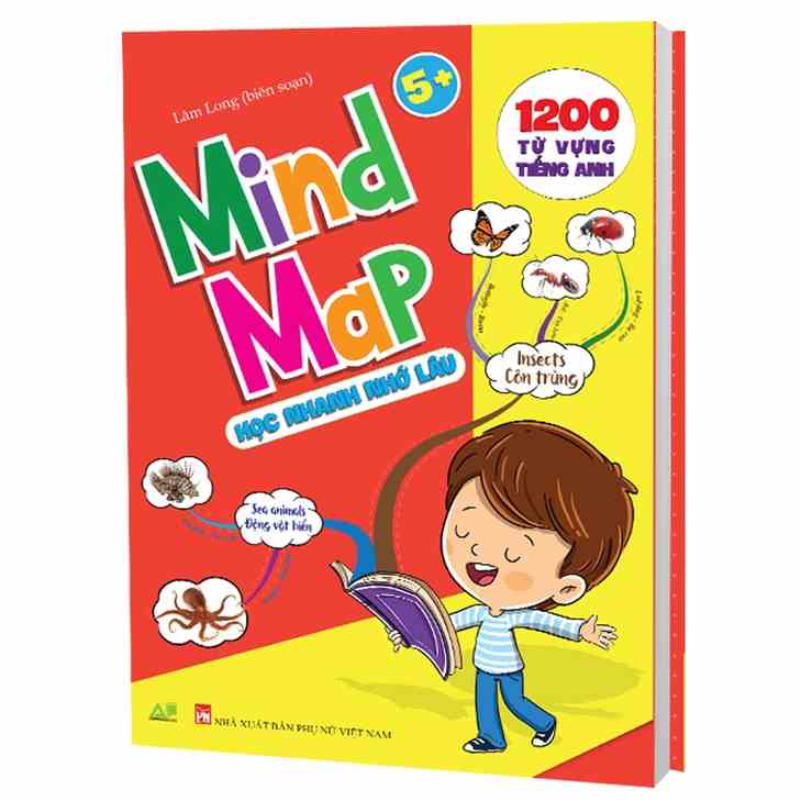 Sách - Mind Map 1200 Từ Vựng Tiếng Anh Cho Bé