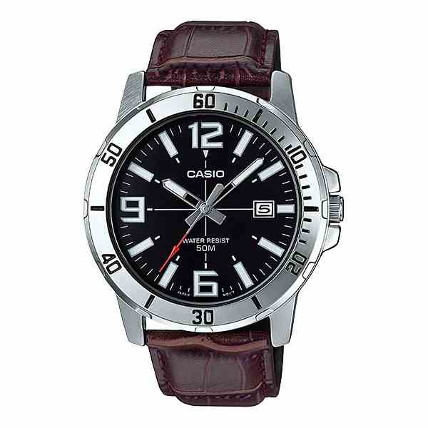 Đồng hồ nam dây da Casio MTP-VD01L-1BVUDF chính hãng