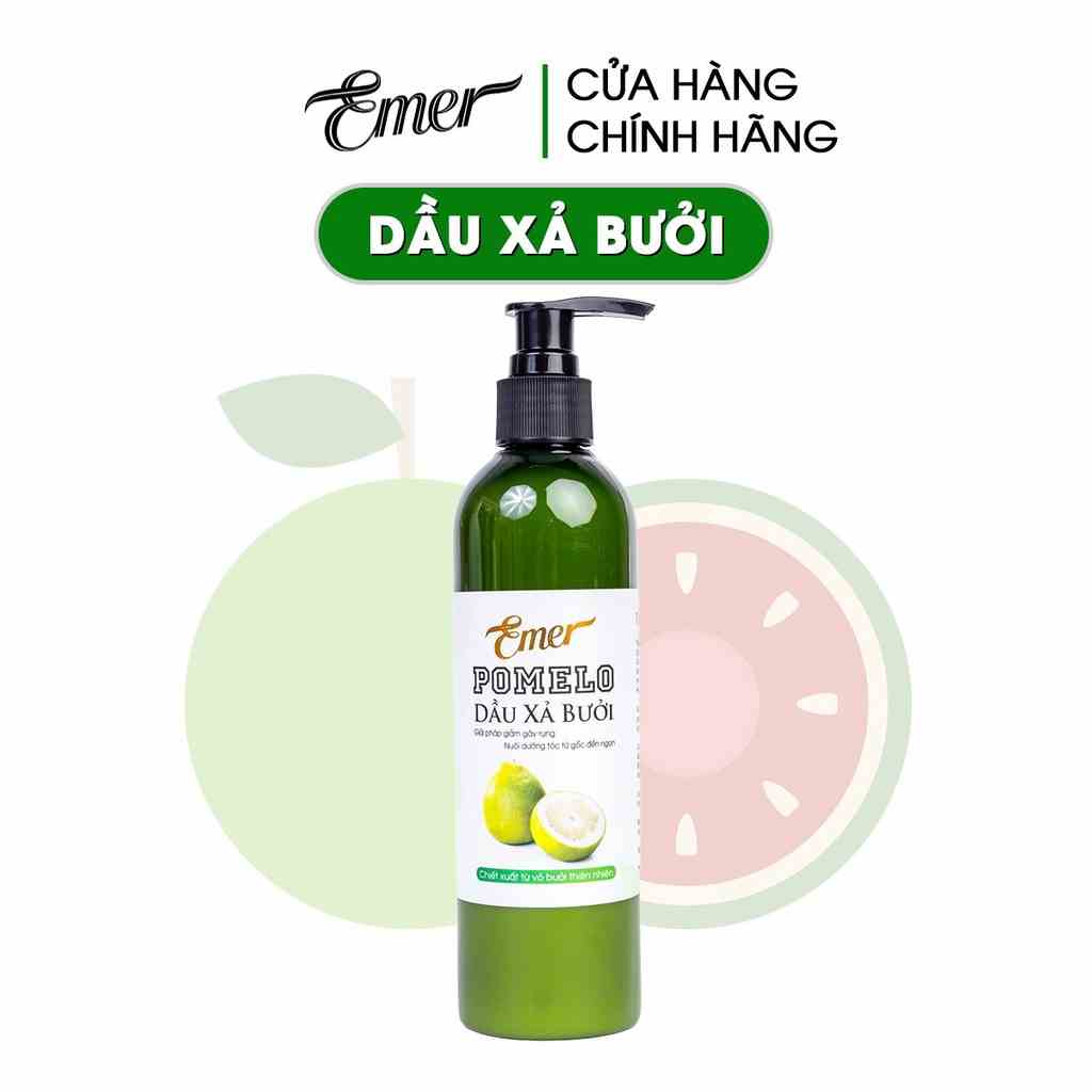 [Mã BMLTB35 giảm đến 35K đơn 99K] Dầu xả bưởi suôn mượt tóc tinh dầu pomelo Emer Garin 300ml giảm khô xơ chẻ ngọn