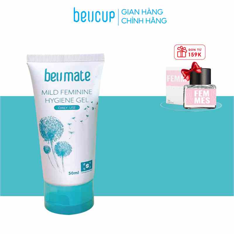 Dung dịch vệ sinh làm sạch cốc nguyệt san BeUmate chính hãng, mùi hương dịu nhẹ 50ml