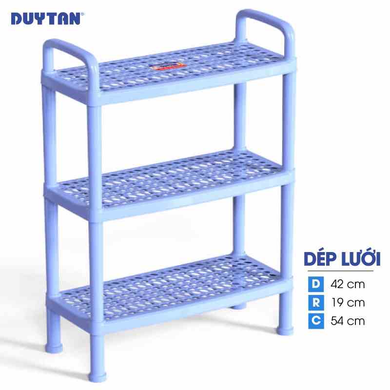 [Mã BMLTB35 giảm đến 35K đơn 99K] Kệ dép lưới nhỏ nhựa DUY TÂN 3 tầng (42 x 19 x 54 cm) - 03888