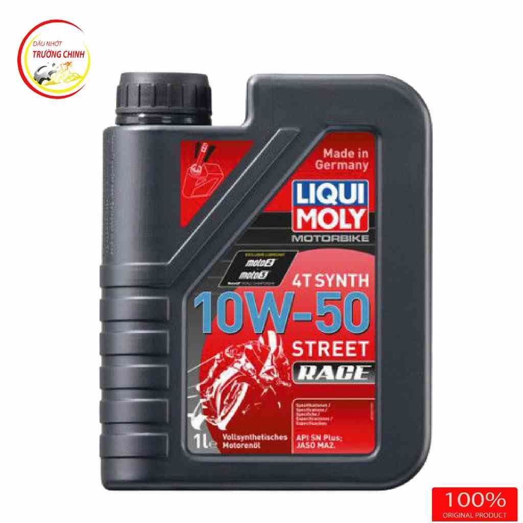 Nhớt Liqui Moly Synth Race 4T 10W50 dành cho xe số 1L