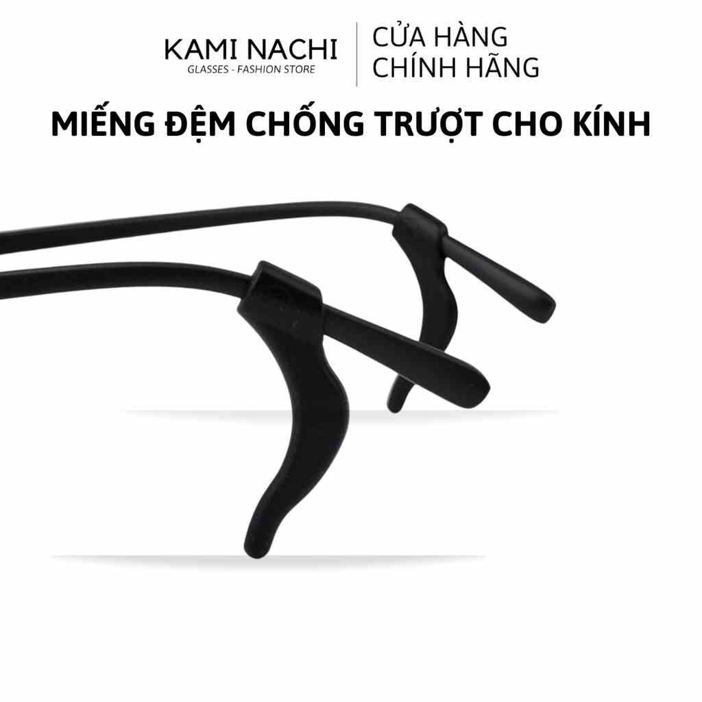 Miếng đệm làm êm tai cho kính bằng silicon siêu bền hình móc câu chống trượt KAMI NACHI