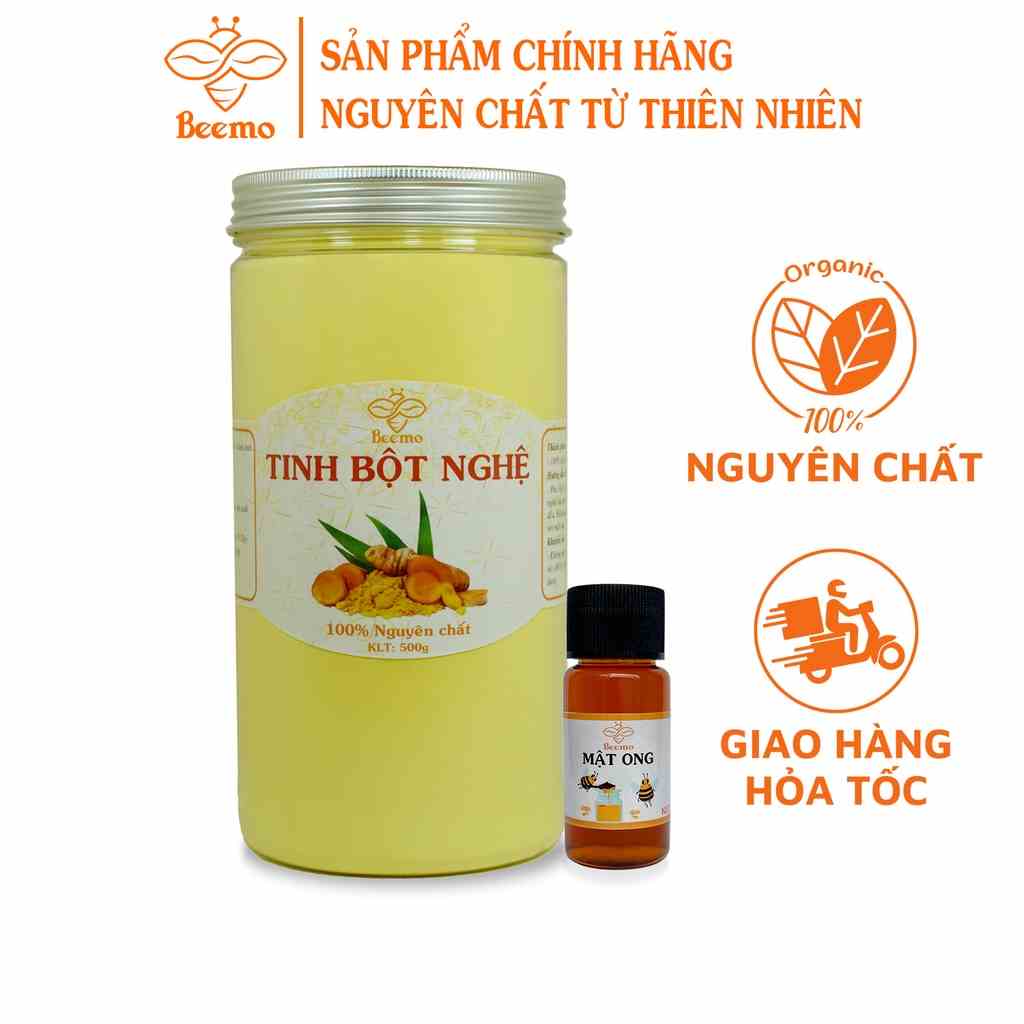 [Mã BMLTB35 giảm đến 35K đơn 99K] Tinh bột nghệ nguyên chất Beemo 500g