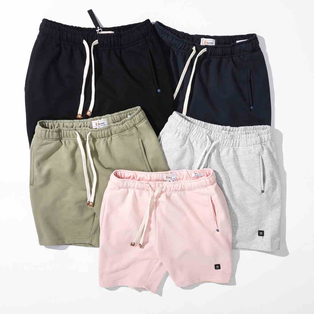 Quần short nỉ nam cao cấp, chất vải da cá mềm mịn unisex DILANO SN01