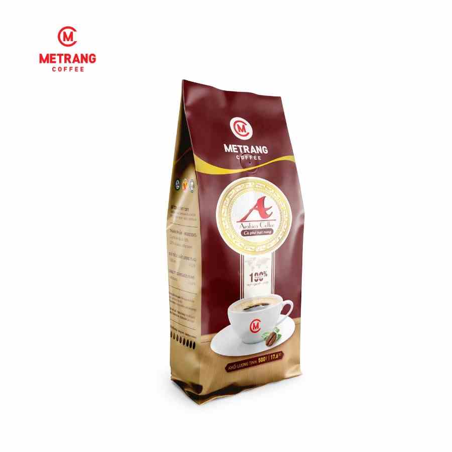 [Mã BMLTB35 giảm đến 35K đơn 99K] Cà phê Mê Trang Arabica (A) - túi hạt rang 500g