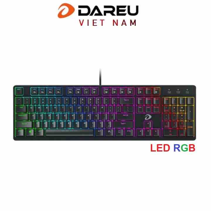 [Mã ELCL7 giảm 7% đơn 300K] Bàn phím cơ DAREU EK1280 104KEY (RGB, Blue/ Brown/ Red D switch)