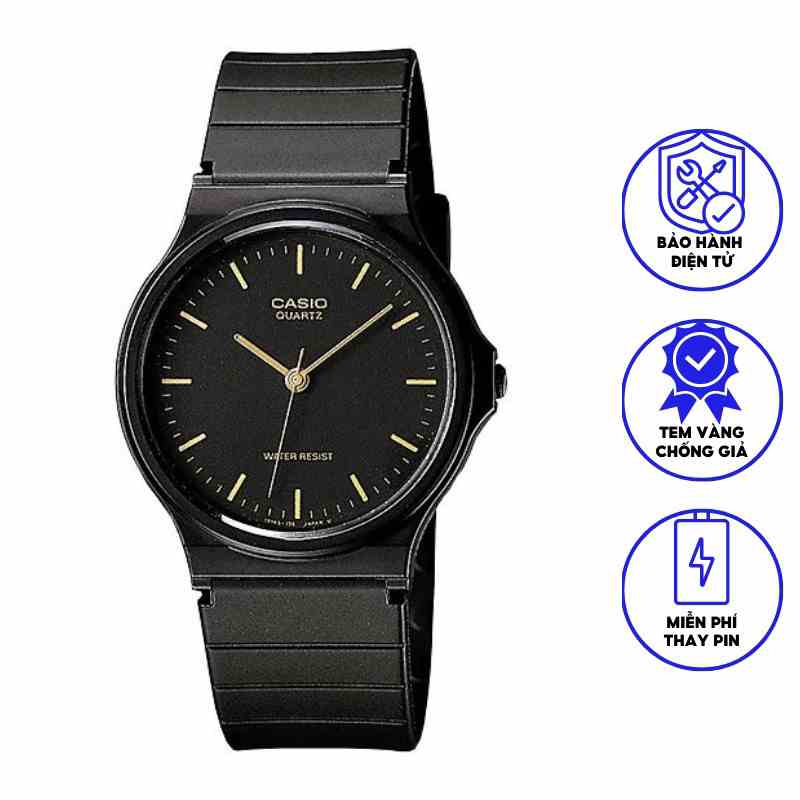 Đồng Hồ Casio Nữ Dây Nhựa STANDARD MQ-24-1E Chính Hãng