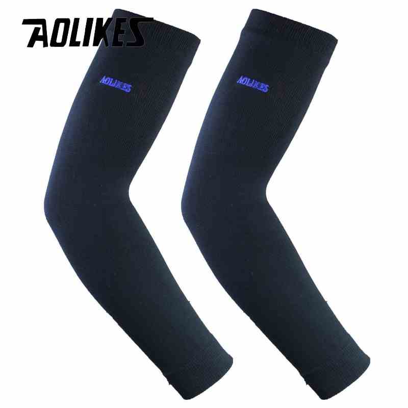 Bộ 2 ống tay chống nắng AOLIKES A-7146 bảo vệ khủy tay thoáng khí khi chơi thể thao sport arm sleeve