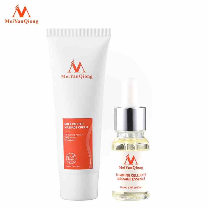 MeiYanQiong Slimming Set：Cellulite Cream + Essence 40g+10ml