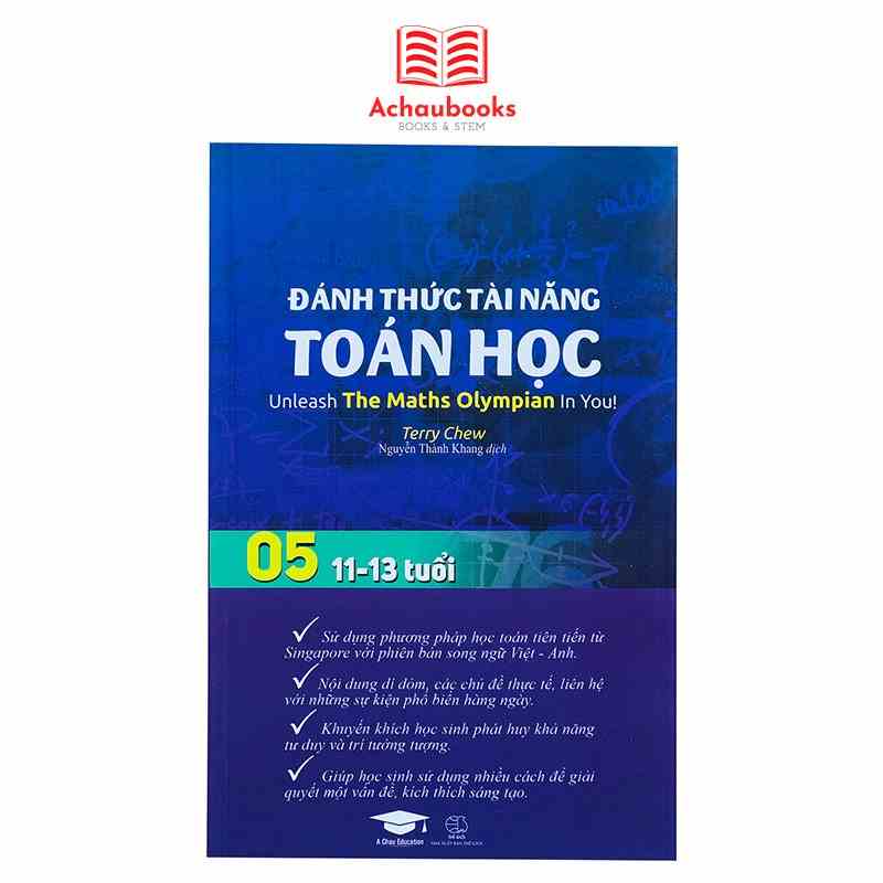 [Mã BMLTB200 giảm đến 100K đơn 499K] Sách - Đánh Thức Tài Năng Toán Học 05 - Toán lớp 5, lớp 6 ( 11 -13 tuổi )