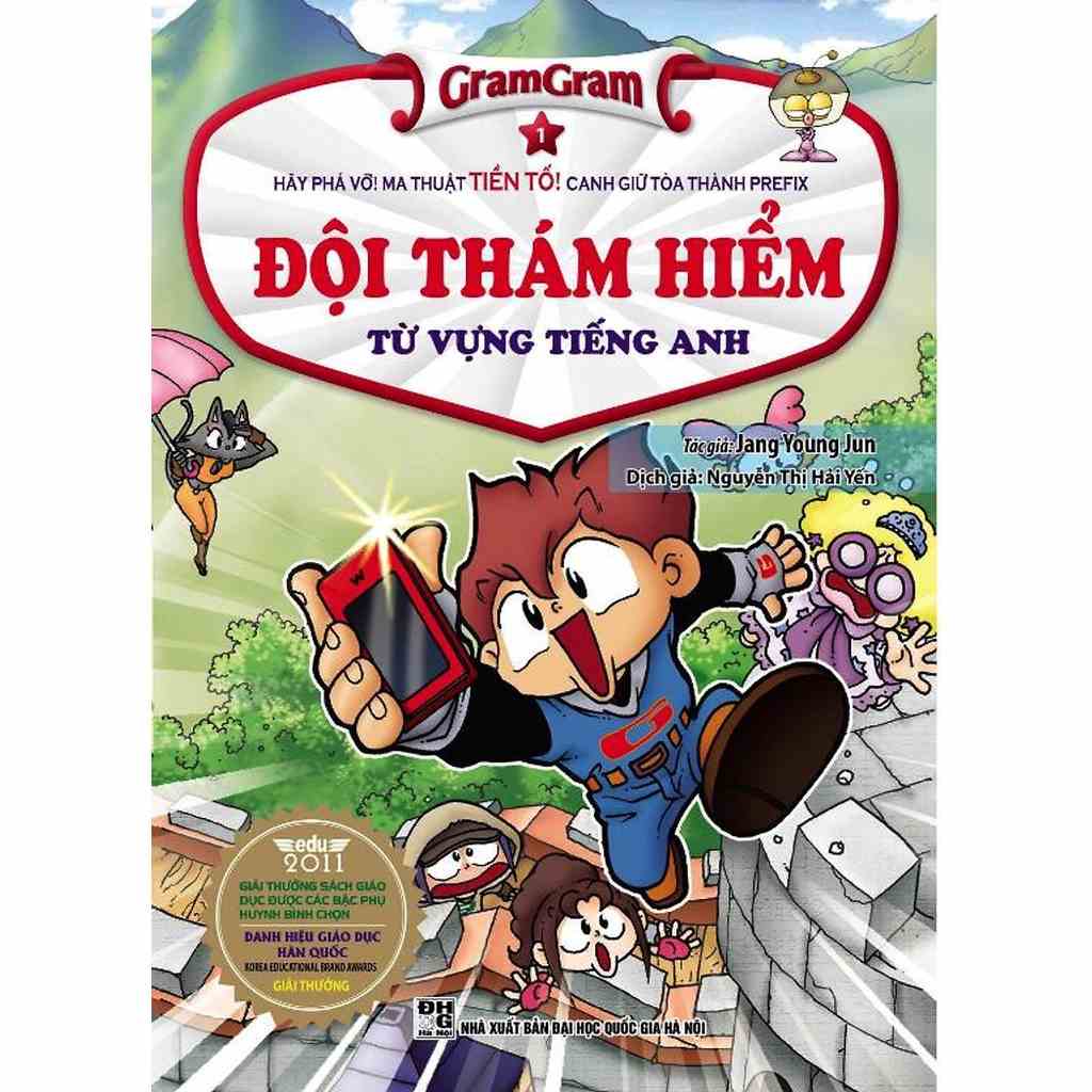 Truyện Học Tiếng Anh Gram Gram - Đội Thám Hiểm Từ Vựng Tiếng Anh (Combo/Lẻ)