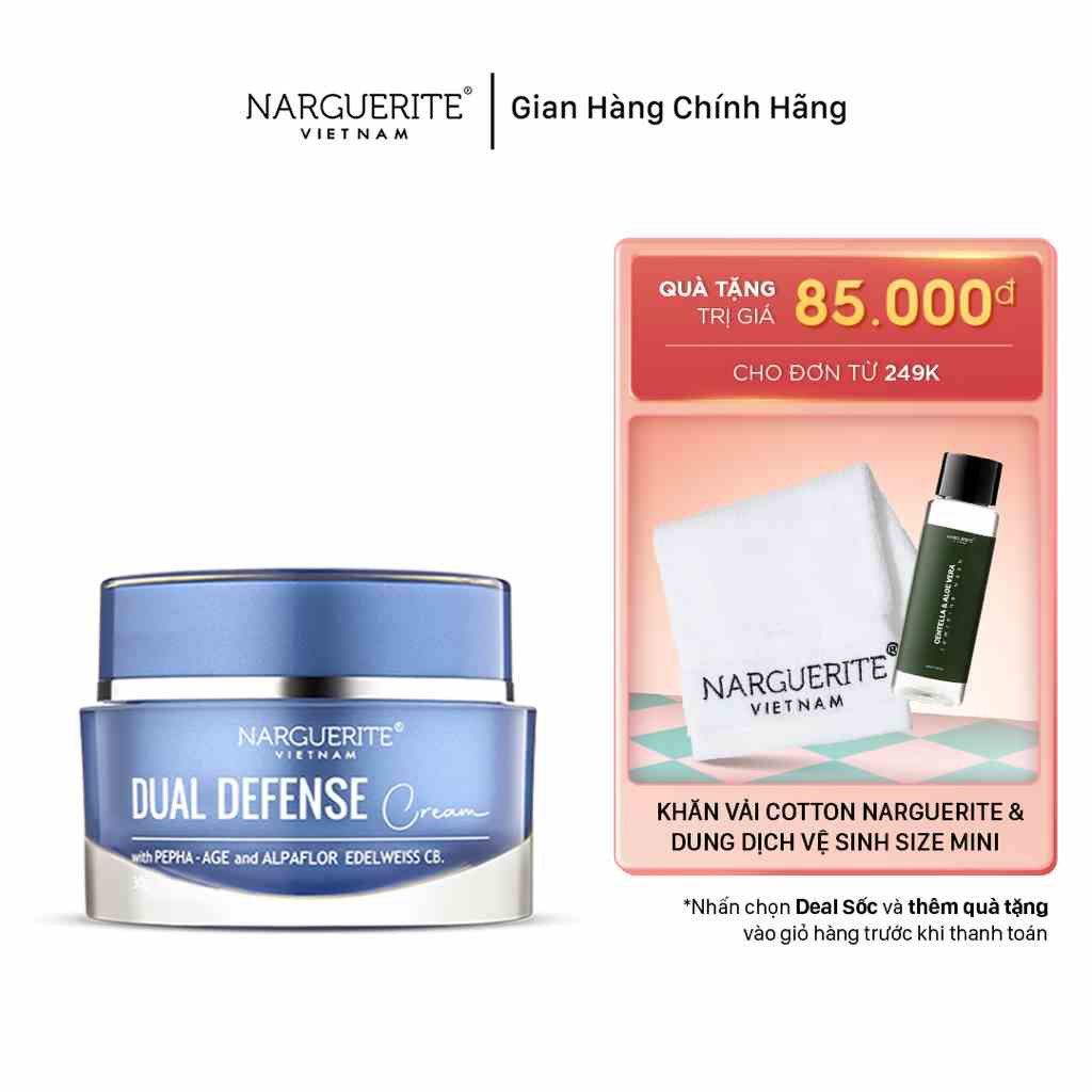 Kem dưỡng chống lão hoá da Narguerite Dual Defense 30g