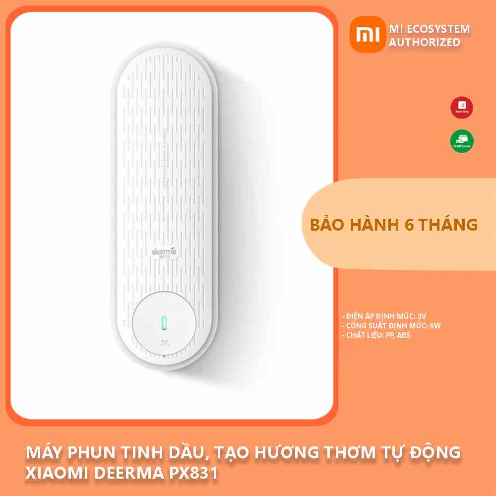 [Bản quốc tế] Máy phun tinh dầu, tạo hương thơm tự động Xiaomi Deerma PX831/PX830 - Bảo hành 6 tháng