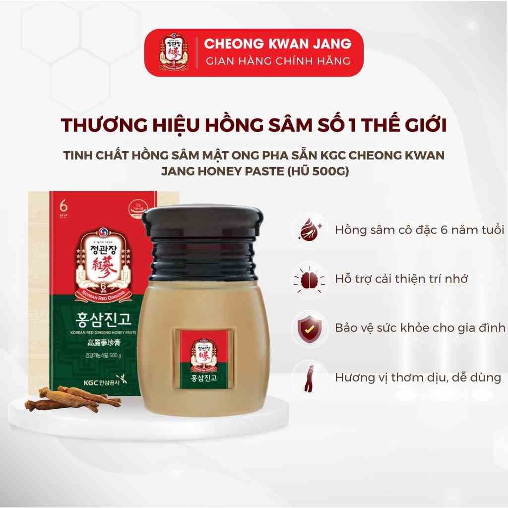 Hồng Sâm Mật Ong KGC Cheong Kwan Jang Honey Paste (Hũ 100g, 500g)