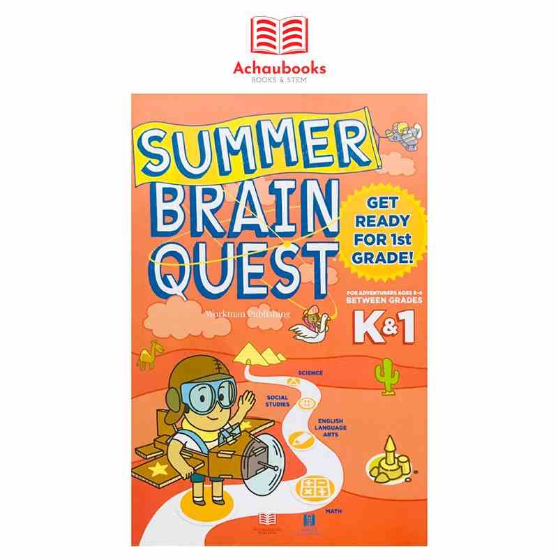 Sách: Summer brain quest ( 5 - 6 tuổi )