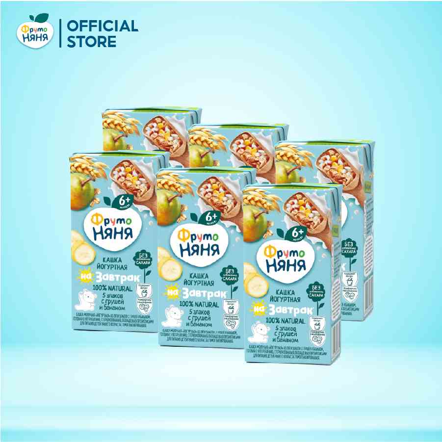 Combo 6 Hộp Sữa chua hoa quả Fruto Nyanya 200ml/hộp