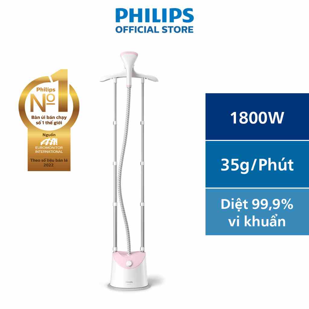 Bàn Ủi Hơi Nước đứng PHILIPS GC485 /49 1800W - Hàng Chính Hãng