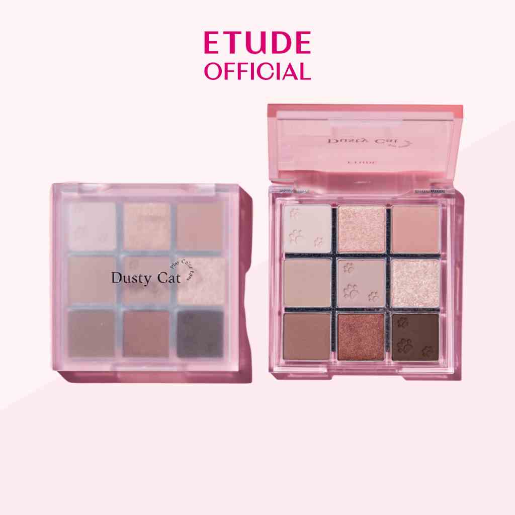 Bảng Phấn Mắt 9 màu tông hồng ETUDE Play Color Eyes Dusty Cat Sành Điệu 0.8g x 9