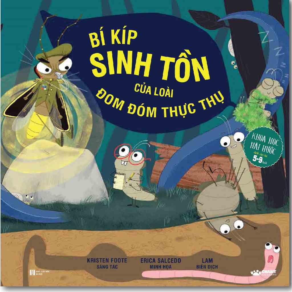 Sách - Bộ sách Khoa Học Bí Kíp Sinh Tồn Trong Thế Giới Động Vật - Dành cho trẻ từ 5 tuổi - Crabit Kidbooks