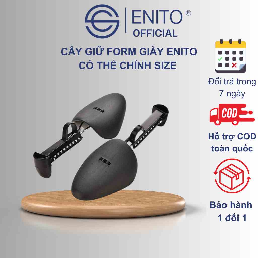 Cặp Giữ Phom Giày Có Thể Chỉnh Size Enito Shoe Tree Chỉnh Size - Chuyên Dùng Để Giữ Form Giày Hiệu Quả