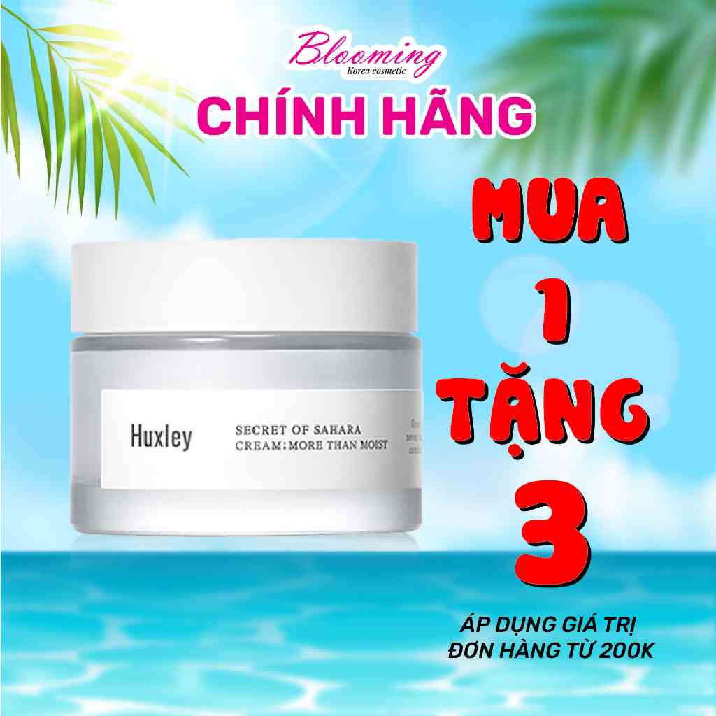 Kem Dưỡng Ẩm Sâu, Bảo Vệ Da Khỏe Mạnh Huxley Secret Of Sahara Cream More Than Moist 50ml