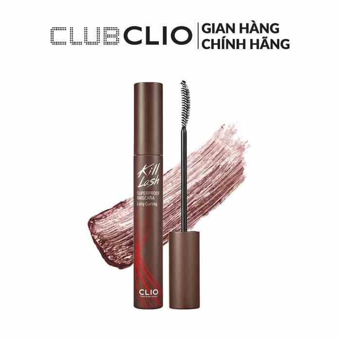 [Mã BMLTB35 giảm đến 35K đơn 99K] Mascara Làm Cong Mi, Chống Trôi Clio Kill Lash Superproof Mascara 7g