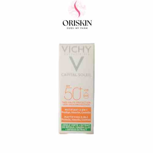 [New] Sample Vichy - Kem Chống Nắng Chống Ô Nhiễm Và Bụi Mịn Hàng Ngày Dành Cho Da Dầu Mụn SPF50+  3Ml