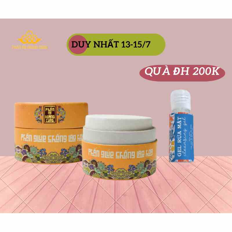 Phấn Trang Điểm Màu Trắng Nén Phấn Nụ Hoàng Cung 25gr/hộp