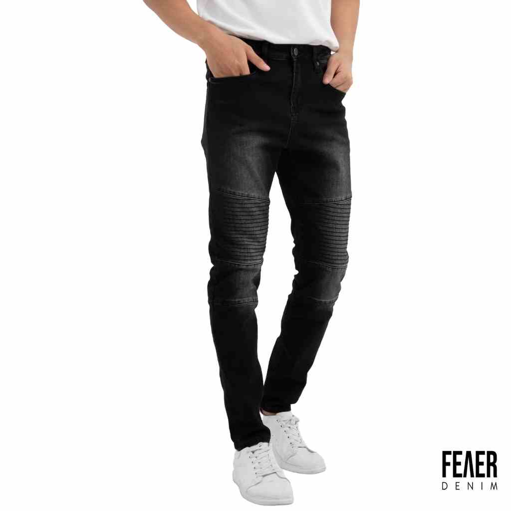 Quần jean nam FEAER DENIM chất thoáng khí co dãn vải bền bỉ SKINNY WASH LINE