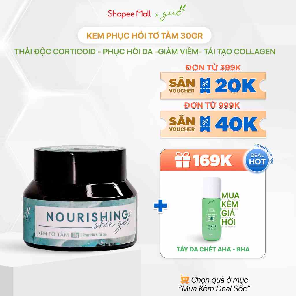 Kem Dưỡng Da Phục Hồi GUO - Nourishing Skin Gel GUO 30gr