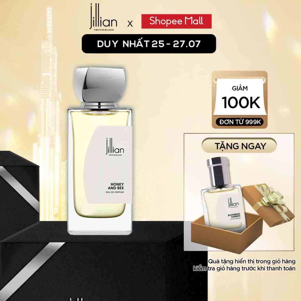 Nước hoa Jillian Nữ HONEY AND BEE 50ml - nữ tính, ngọt ngào, lôi cuốn