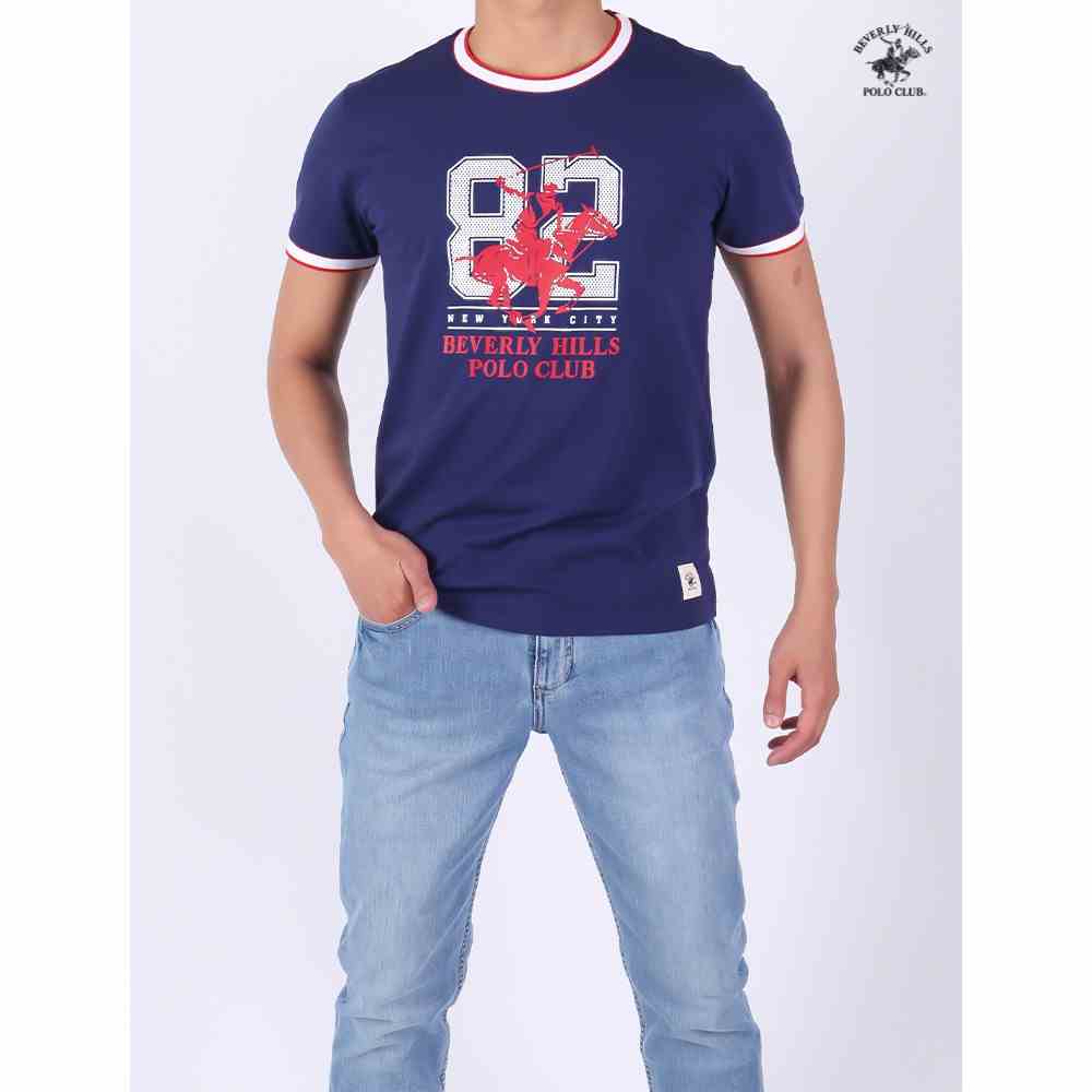 [Mã BMLTB35 giảm đến 35K đơn 99K] Beverly Hills Polo Club - Áo Tshirt Ngắn tay Nam Classic Đỏ đậm DBK- BHPC MATN0090