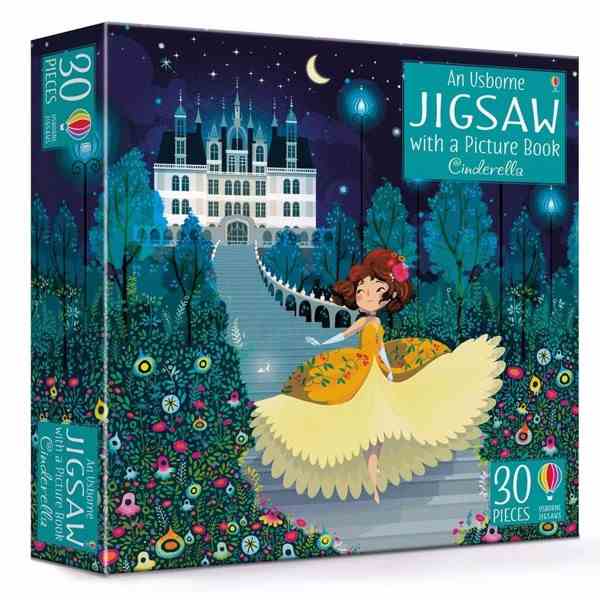 Sách Bộ xếp hình Book And Jigsaw Cinderella