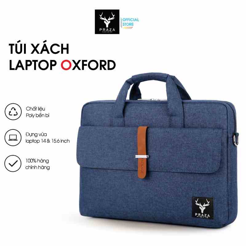 Túi Xách Unisex Cao Cấp Đựng Vừa Laptop 15.6 Inch Praza TX089 2