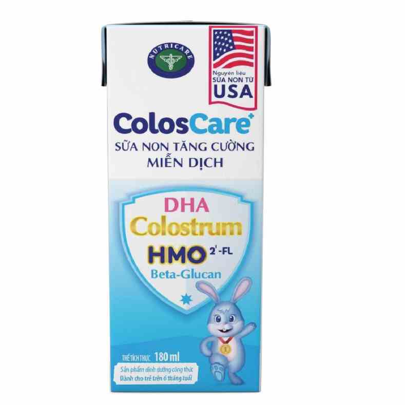 Thùng sữa công thức pha sẵn Nutricare ColosCare (180ml x 48 hộp)